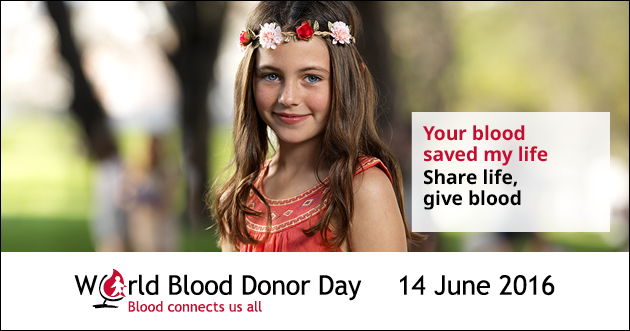 World Blood Donor Day 2016